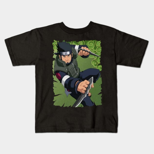 ASUMA SARUTOBI ANIME MERCHANDISE Kids T-Shirt by julii.draws